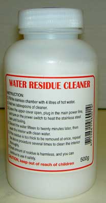 Cleaning agent for the boiling vessel